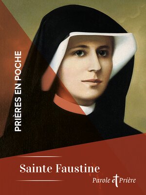 cover image of Prières en poche--Sainte Faustine